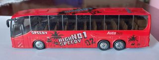 Modellino Autobus Gran Turismo Rosso