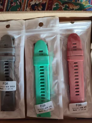 Correas Reloj Xiaomi Amazfit (Gris, Verde, Rojo)