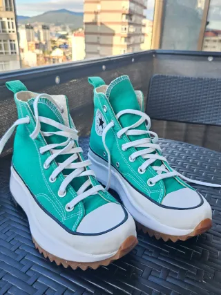 Converse Run Star Hike Verdes Talla 37.5