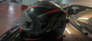 Casco de moto LS2 Storm II  en carbónico talla s