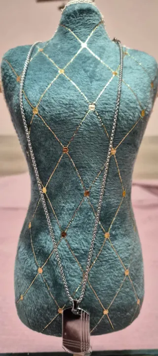 Collana uomo acciaio