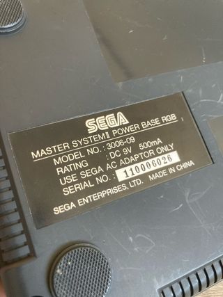 Sega Master System – Versión Francesa