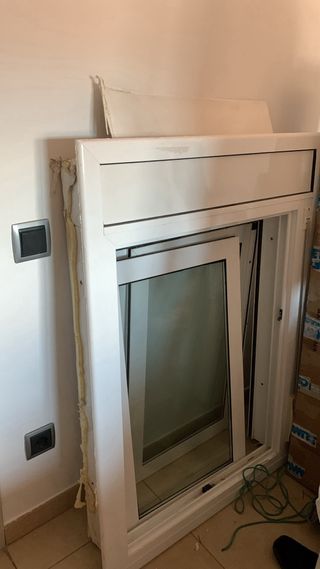 Ventanas aluminio con persiana, cristal climalit