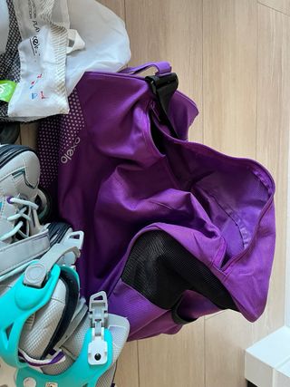 Patines en línea Oxelo con protecciones y casco