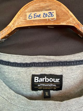 BARBOUR camiseta manga corta gris talla XL