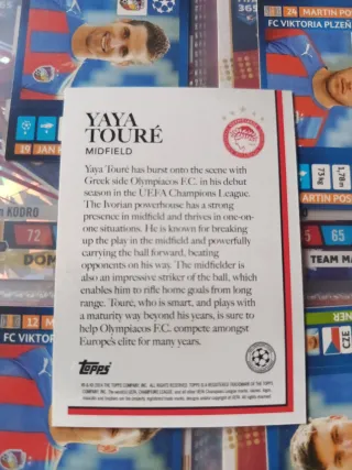 Cromo Yaya Touré Olympiakos 48/99 RC