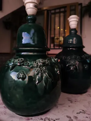 LÁMPARAS DE MESA CERÁMICA