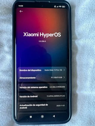 Xiaomi Redmi Note 13 Pro+ Negro