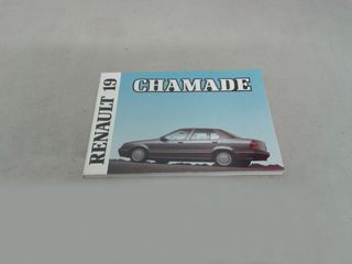 Libretto Uso e Manutenzione Renault 19 Chamade