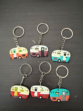 Llaveros Caravana Set 6 Unidades