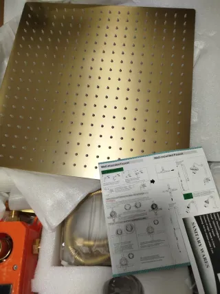 Ducha Empotrable dirado Cepillado