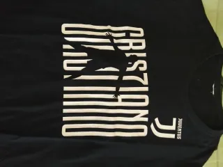 T-shirt Juventus Cristiano Ronaldo nera