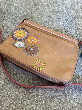 Bolso Desigual Marrón Multicolor