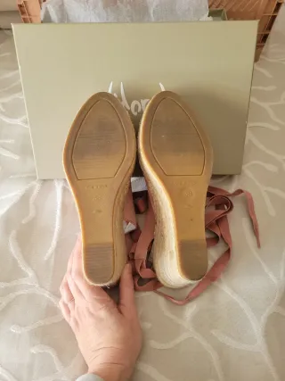 Alpargatas Vidorreta Rosa/Nude