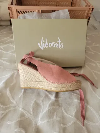 Alpargatas Vidorreta Rosa/Nude
