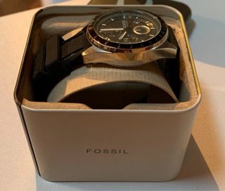 Orologio Fossil Uomo Cronografo 10 ATM Nero Argent