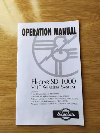 Micrófono Inalámbrico Electar SD-1000R