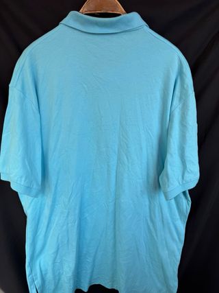 RALPH LAUREN poll turquesa manga corta talla XL