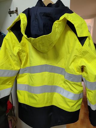 Chaqueta ignífuga bombero trabajo alta visibilidad