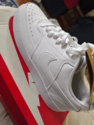 Zapatillas Nike Court Vision Low Blancas Nuevas