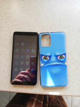 Telefono Alcatel blu scuro