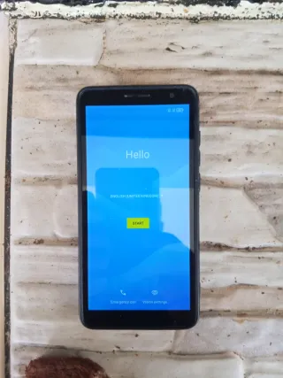 Telefono Alcatel blu scuro