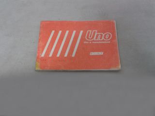 Libretto uso e manutenzione arancione - Fiat Uno