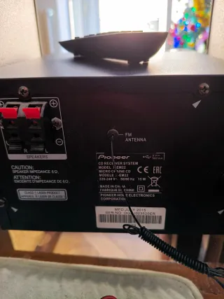 Microcadena Pioneer X-EM22 Negra