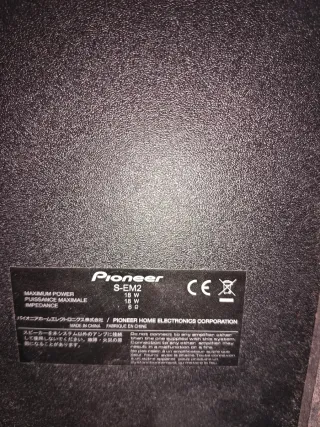 Microcadena Pioneer X-EM22 Negra