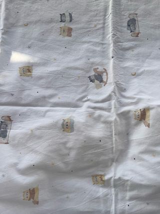 Juego sábanas cuna Zara bajera y superior