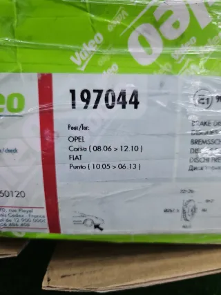 Valeo Discos Freno 197044
