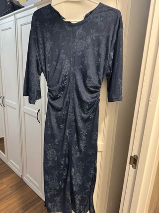 Vestido estampado floral azul