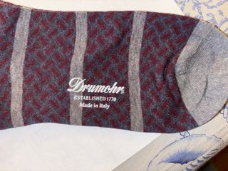 Calze NUOVE Uomo in Cotone e Seta Firmate”DRUMOHR”