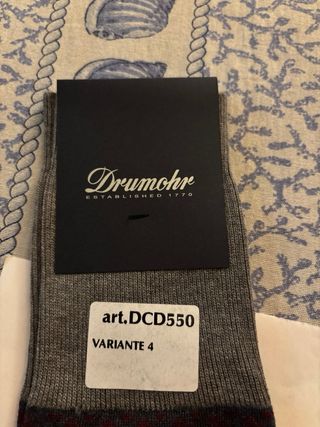Calze NUOVE Uomo in Cotone e Seta Firmate”DRUMOHR”