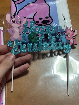 Decorazioni festa compleanno Stitch e Angel