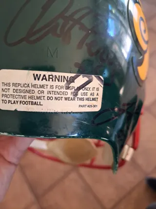 Casco Barcelona Dragons 90 Firmado.Coleccionista