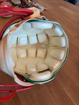 Casco Barcelona Dragons 90 Firmado.Coleccionista