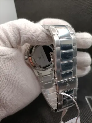 Reloj Maserati Negro y Plateado Precintado