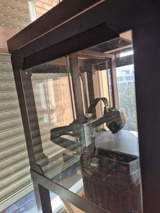 Cassetto Ikea Lack per stampante 3D Marrone Nero