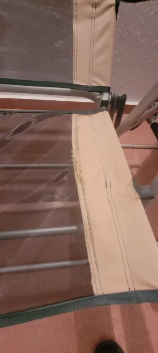 2 Sillas de camping y jardín plegables