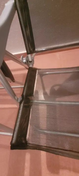 2 Sillas de camping y jardín plegables