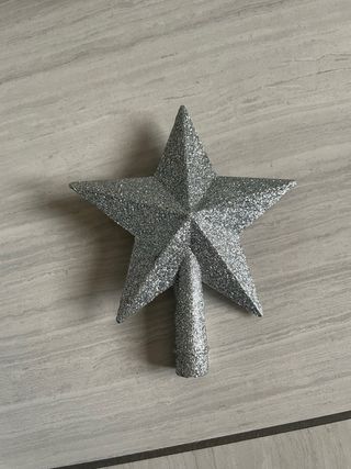 Ikea - albero di Natale bianco con stella argento