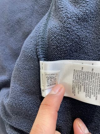 Sudadera Adidas Azul y Negra con Capucha