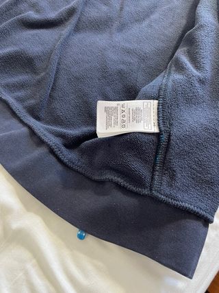 Sudadera Adidas Azul y Negra con Capucha