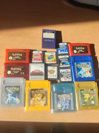Lote Videojuegos Pokémon Game Boy y DS
