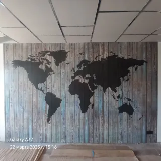 Instalación de papel pintado