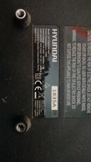 Smart TV Hyundai 35 Negro