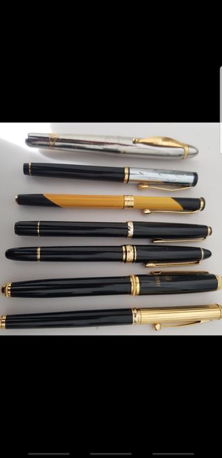 Set di 7 penne stilografiche