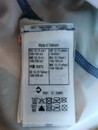 Bañador niña estampado floral talla 10-12