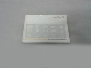 Libretto Uso e Manutenzione Opel Tigra